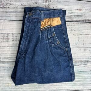 Rocky Mountain Vintage High Rise Bareback Blue Jeans Straight Leg USA